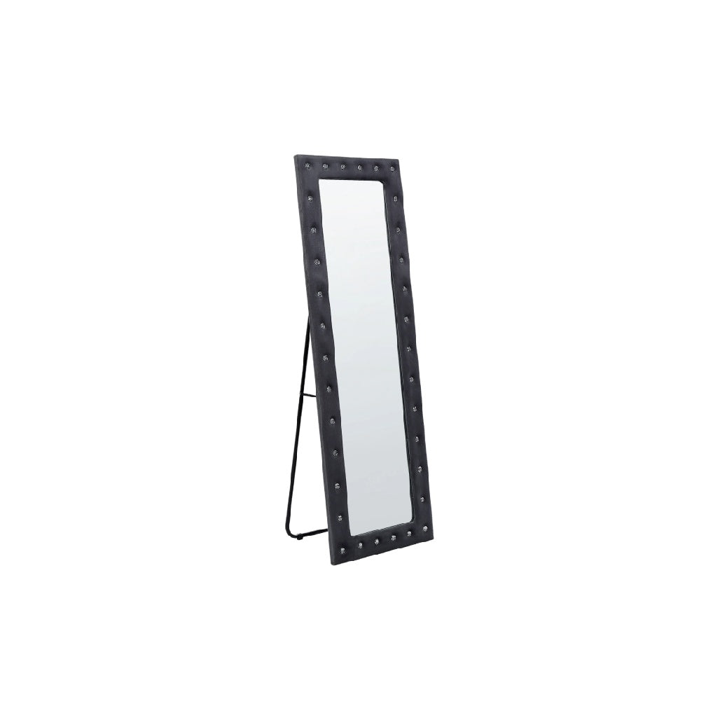 Full-Length Standing Mirror with Decorative Frame